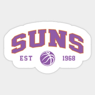 Suns Basketball Sticker